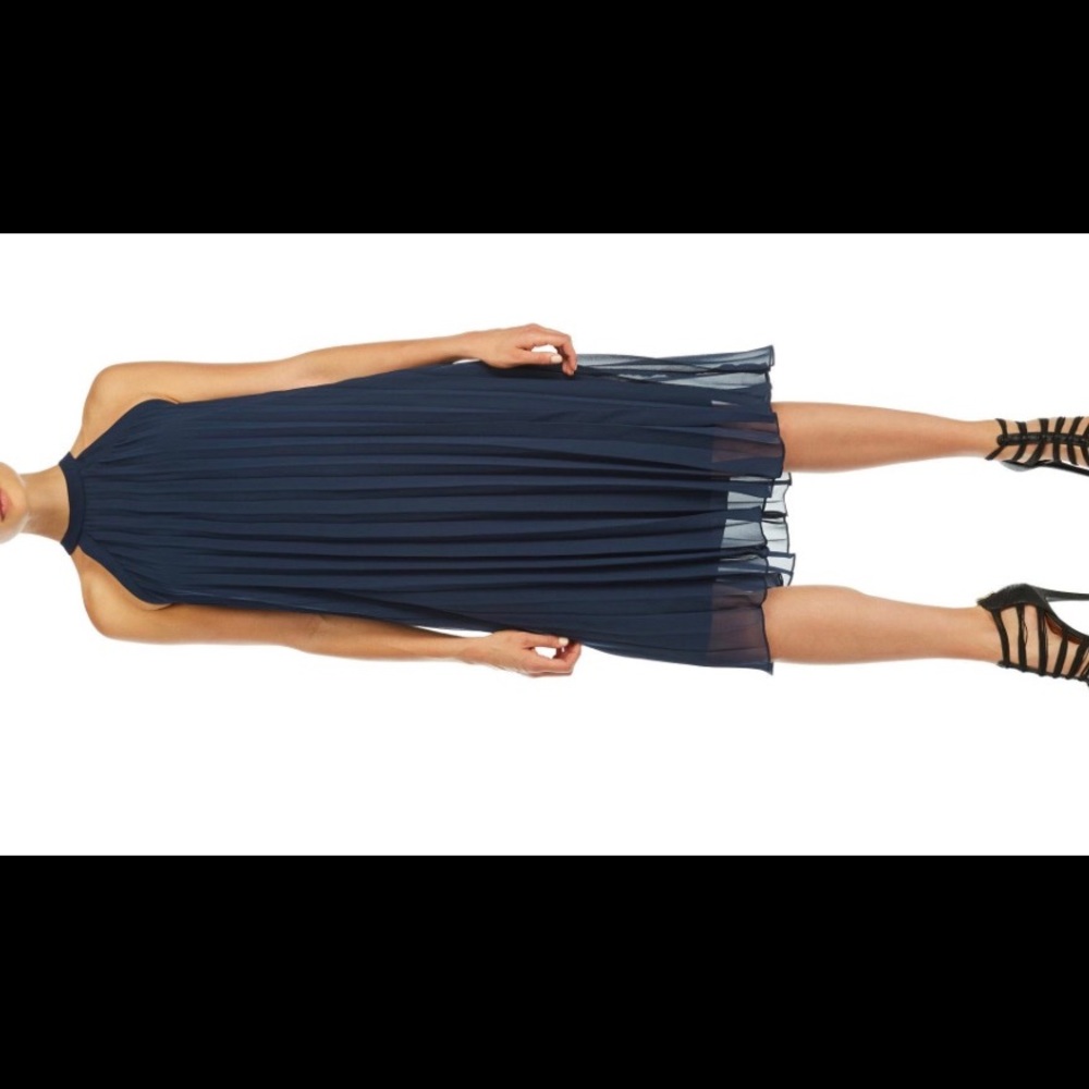 Bcbg pleated dress
